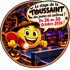 STAGE JEUNES TOUSSAINT 2026